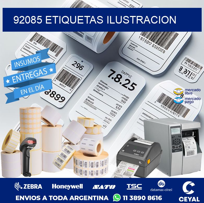 92085 ETIQUETAS ILUSTRACION