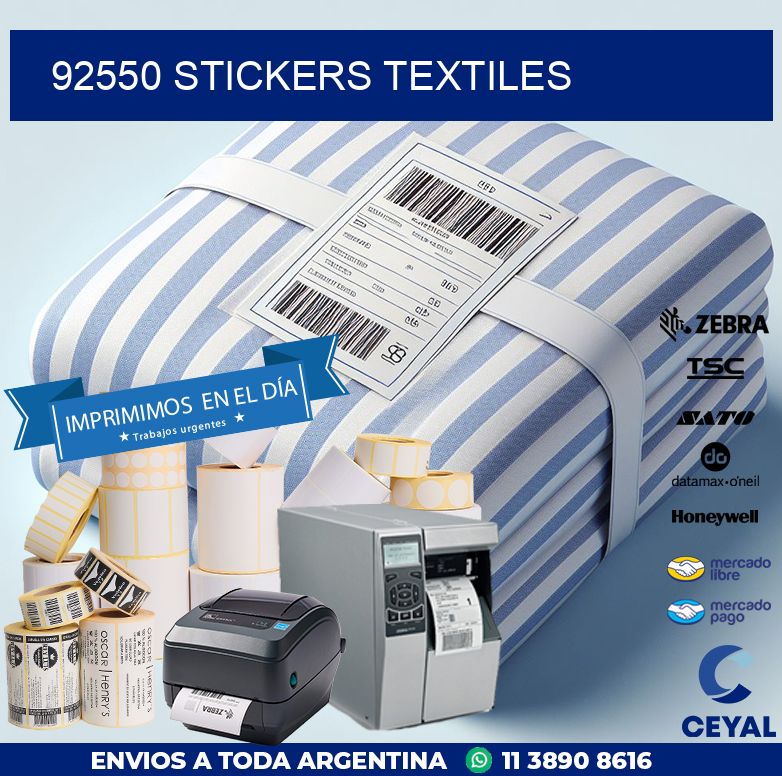 92550 STICKERS TEXTILES