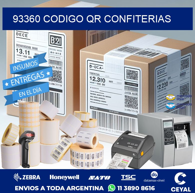 93360 CODIGO QR CONFITERIAS