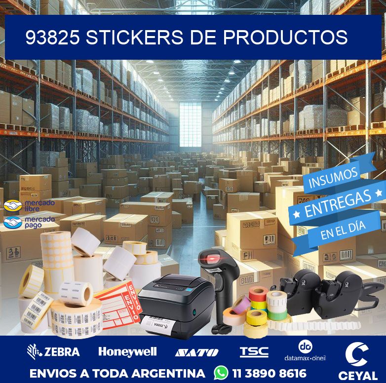 93825 STICKERS DE PRODUCTOS