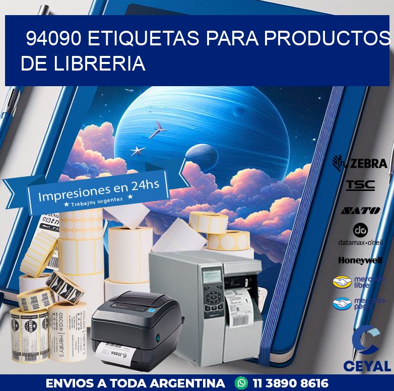 94090 ETIQUETAS PARA PRODUCTOS DE LIBRERIA