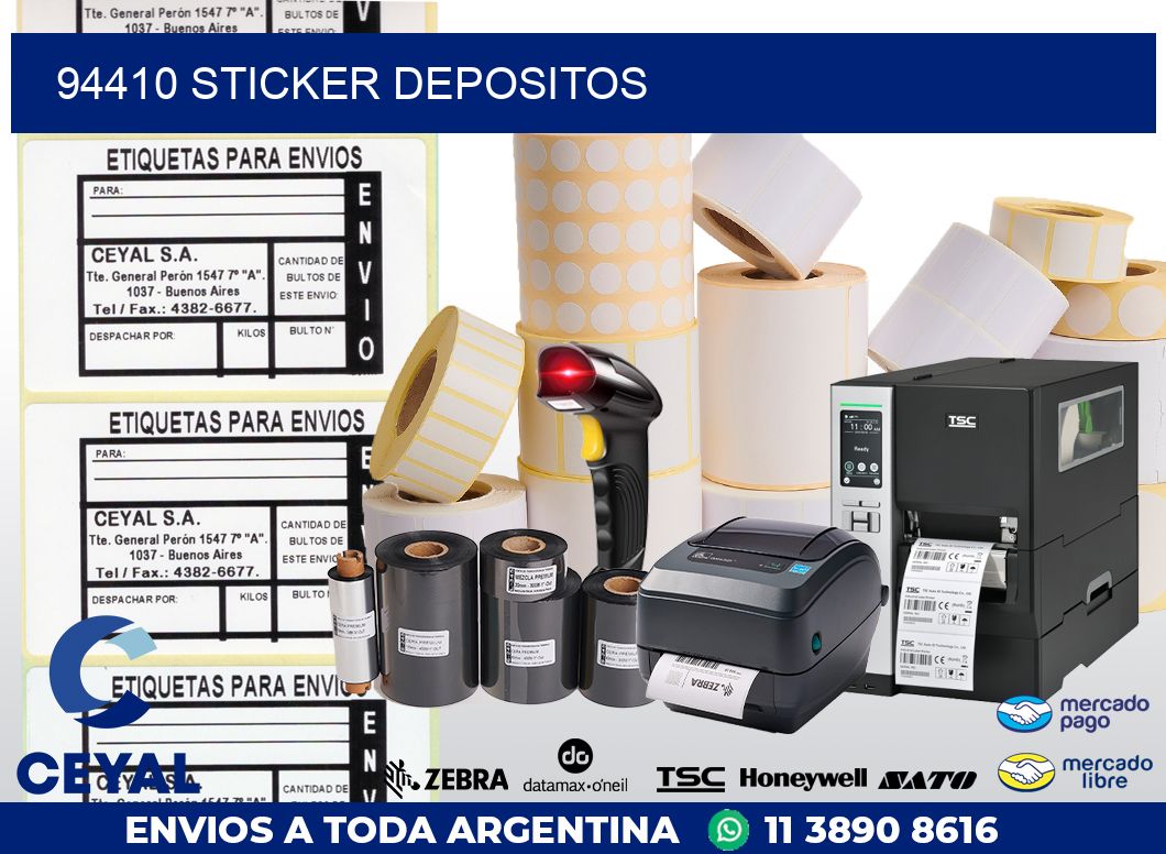 94410 STICKER DEPOSITOS