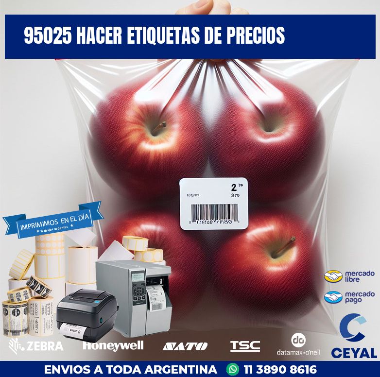 95025 HACER ETIQUETAS DE PRECIOS
