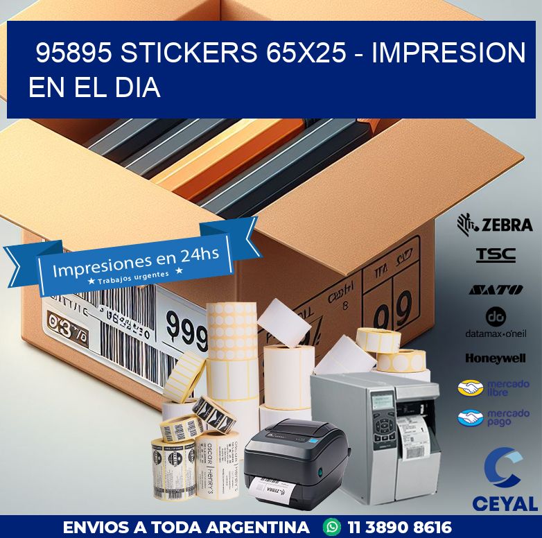 95895 STICKERS 65×25 – IMPRESION EN EL DIA