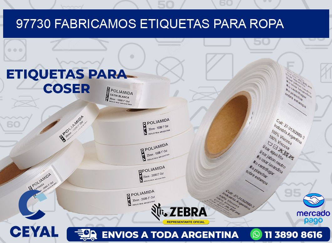 97730 FABRICAMOS ETIQUETAS PARA ROPA