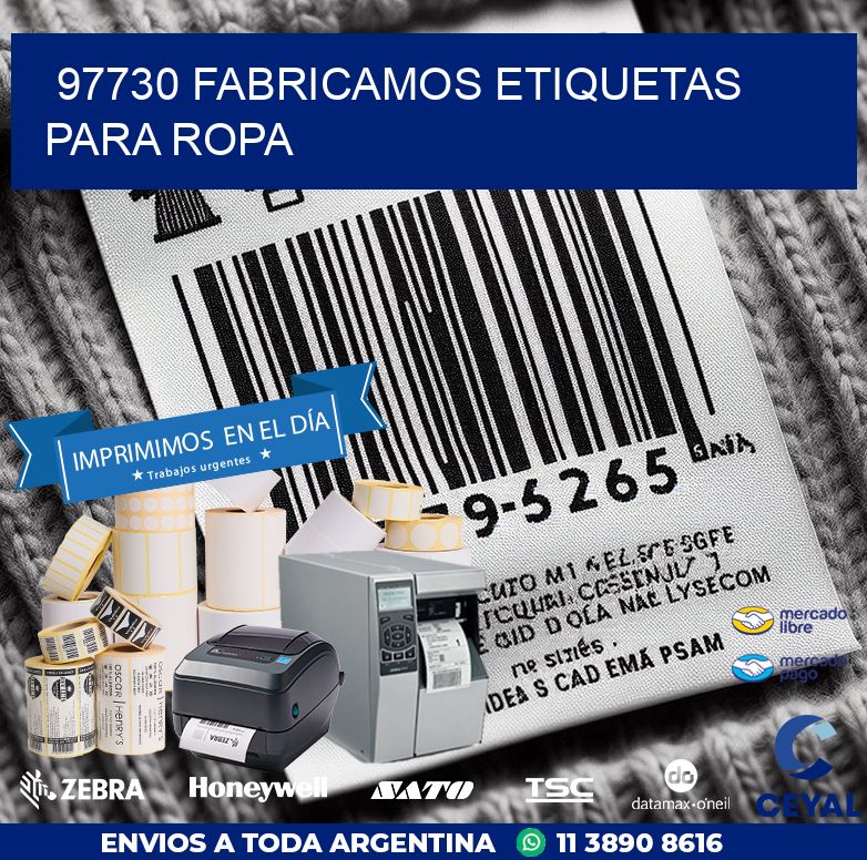 97730 FABRICAMOS ETIQUETAS PARA ROPA