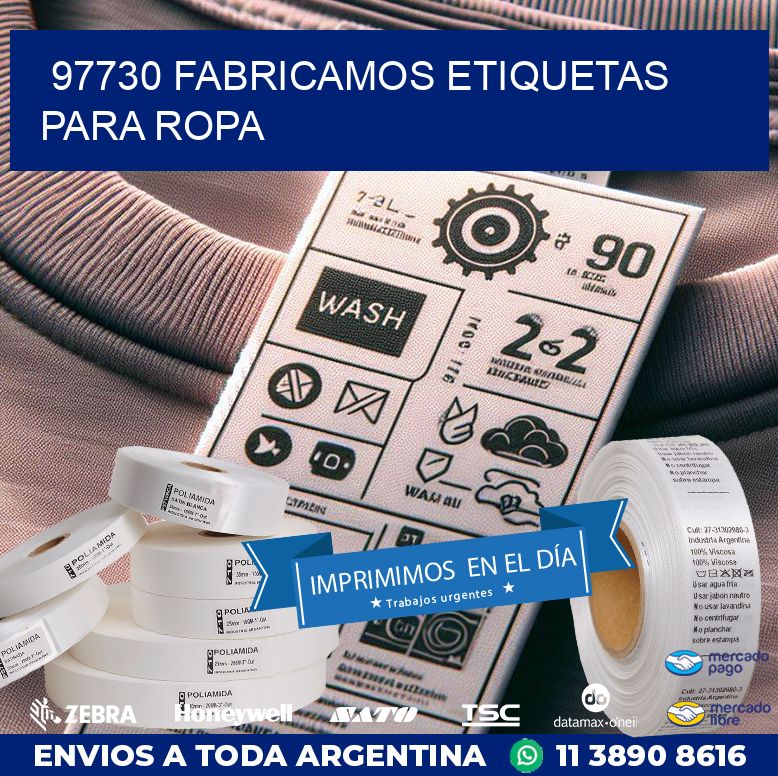 97730 FABRICAMOS ETIQUETAS PARA ROPA