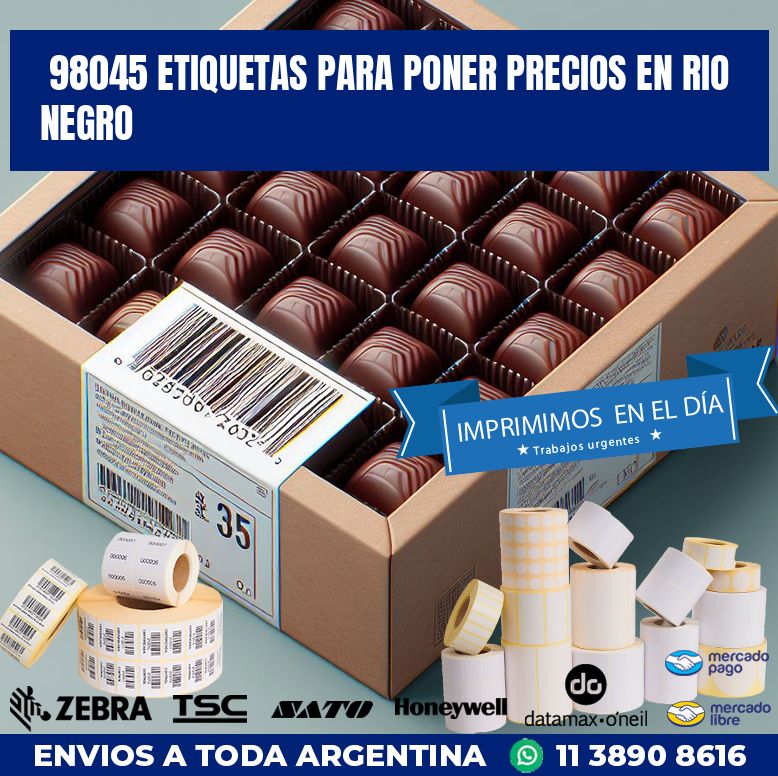 98045 ETIQUETAS PARA PONER PRECIOS EN RIO NEGRO