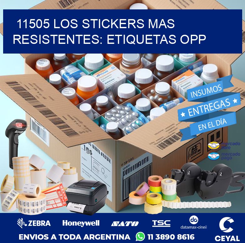 11505 LOS STICKERS MAS RESISTENTES: ETIQUETAS OPP