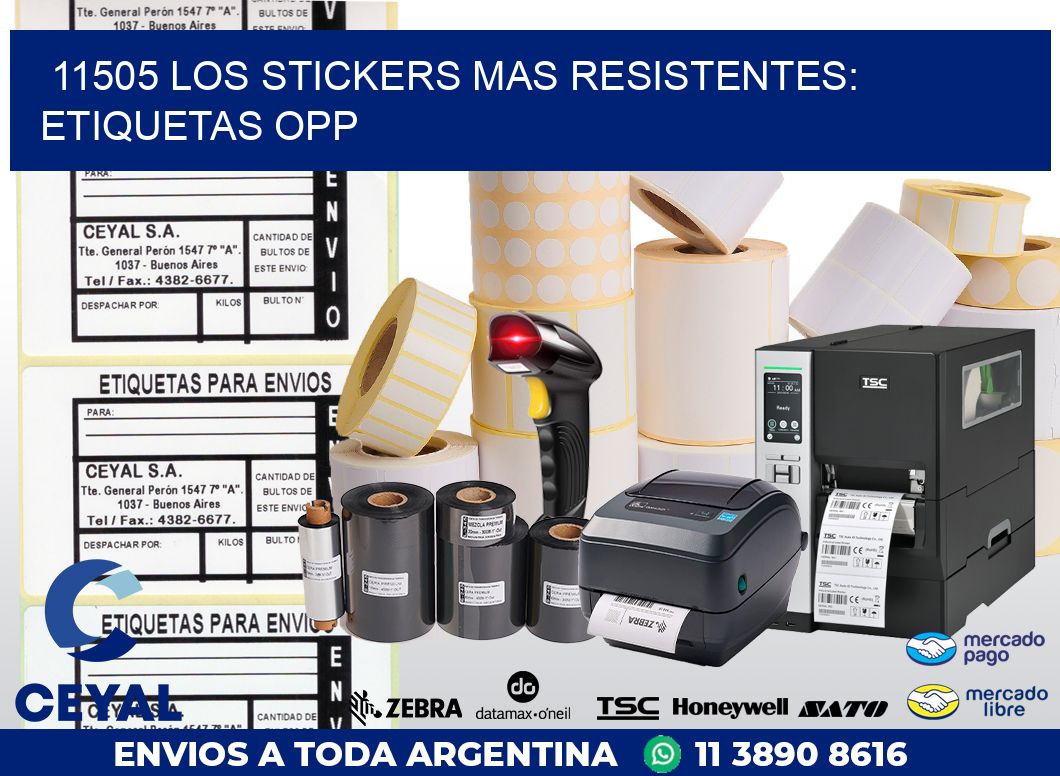 11505 LOS STICKERS MAS RESISTENTES: ETIQUETAS OPP