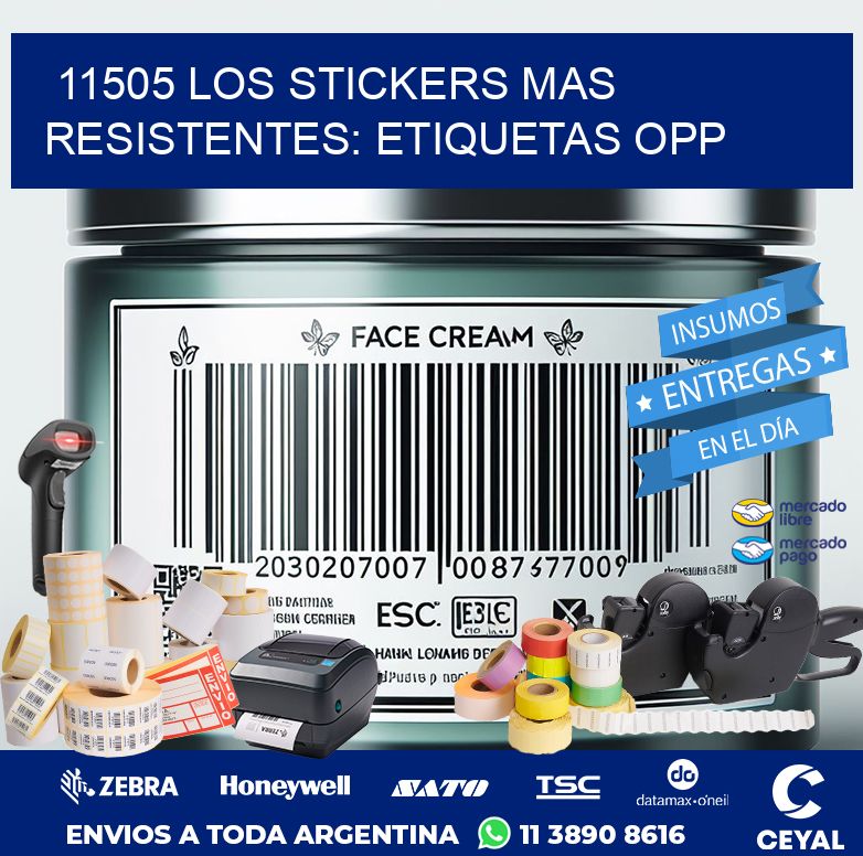 11505 LOS STICKERS MAS RESISTENTES: ETIQUETAS OPP