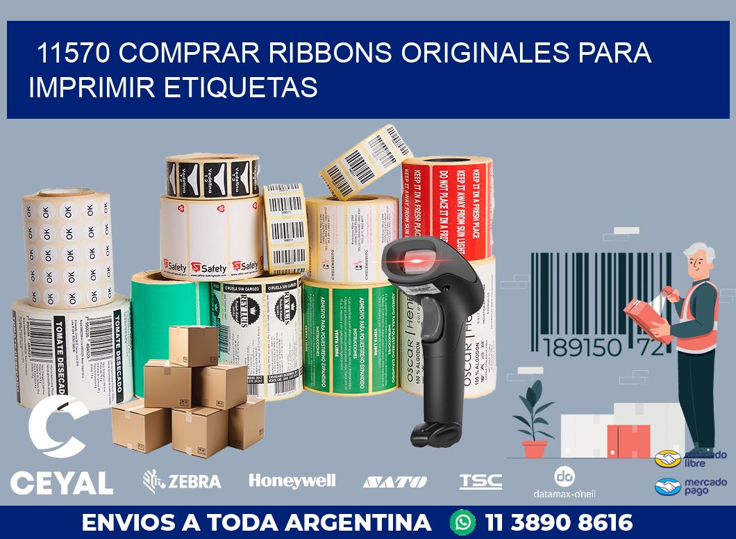 11570 COMPRAR RIBBONS ORIGINALES PARA IMPRIMIR ETIQUETAS
