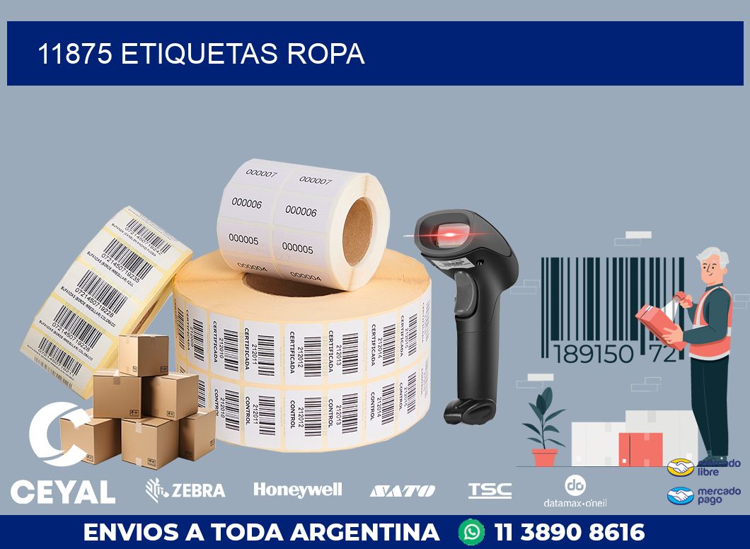 11875 ETIQUETAS ROPA