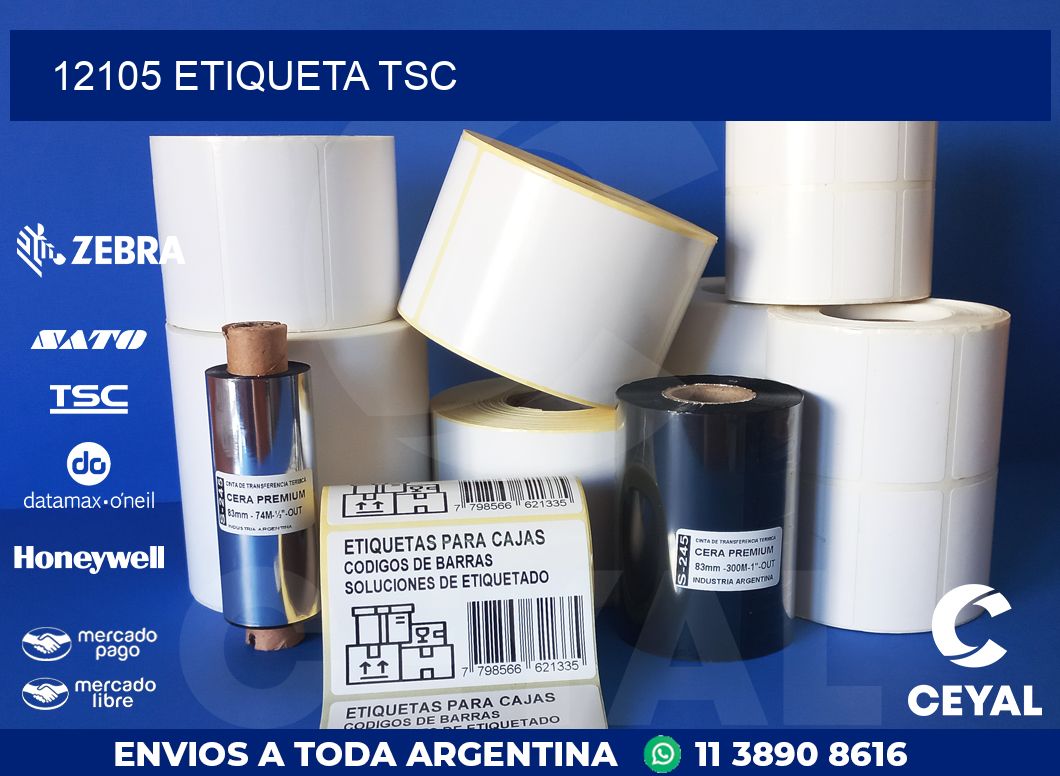 12105 etiqueta tsc