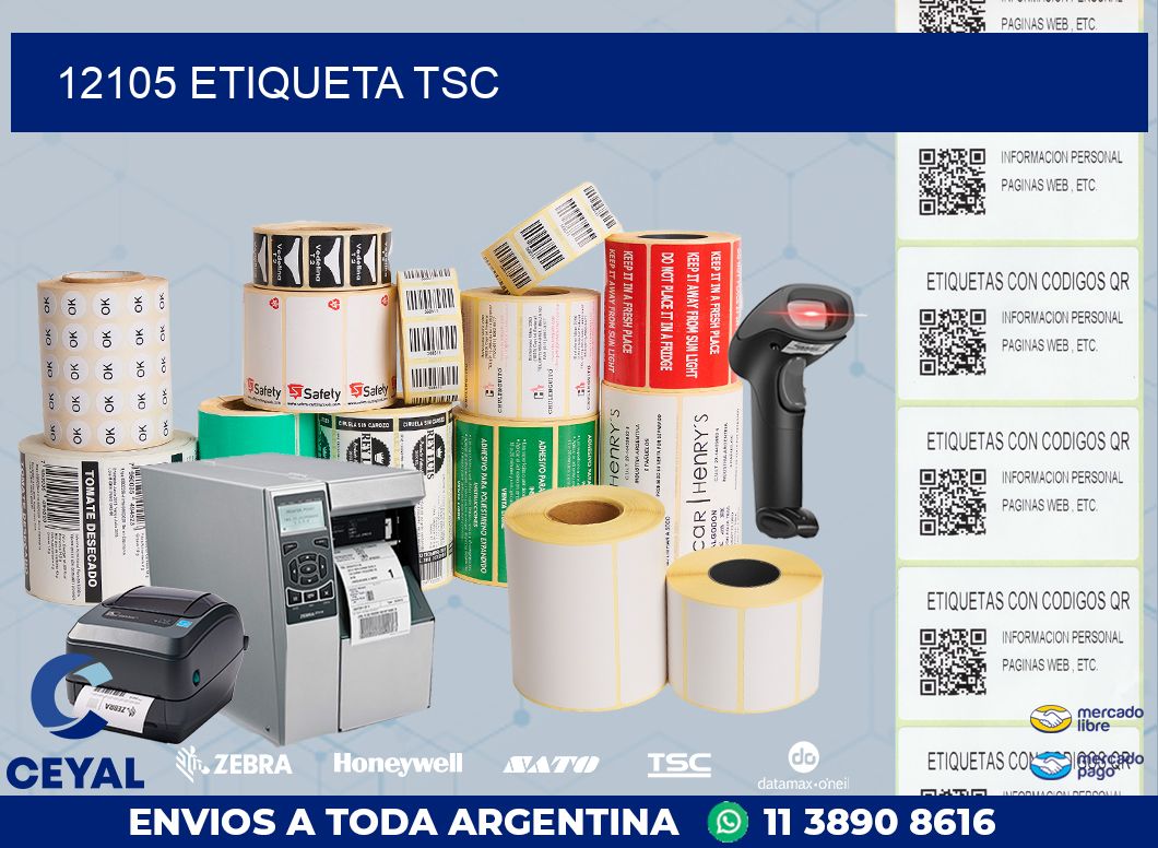 12105 etiqueta tsc