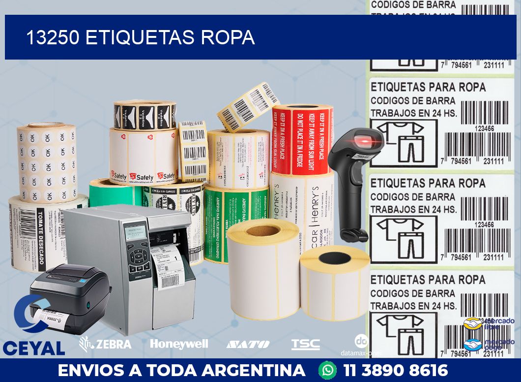 13250 ETIQUETAS ROPA