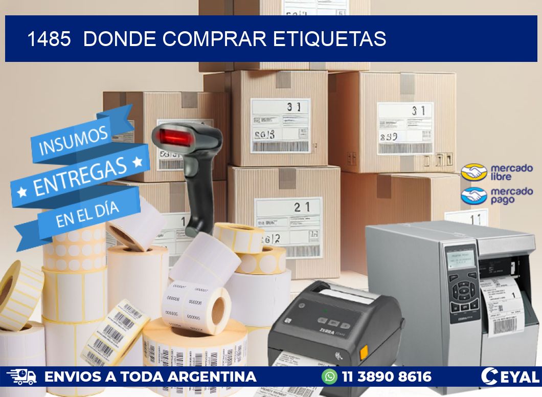 1485 donde comprar etiquetas