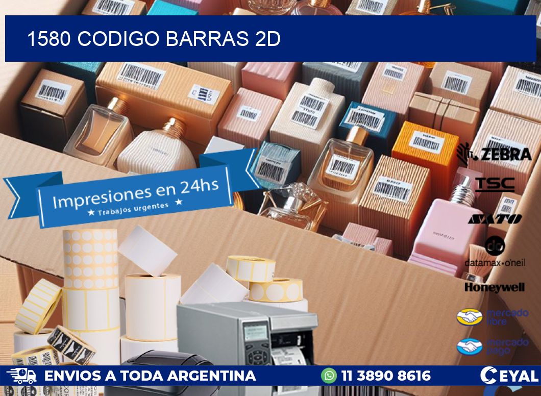 1580 CODIGO BARRAS 2D
