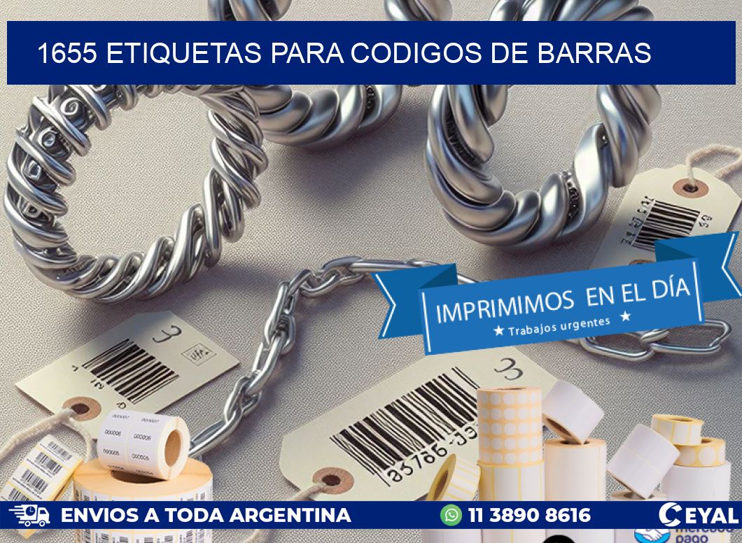1655 ETIQUETAS PARA CODIGOS DE BARRAS