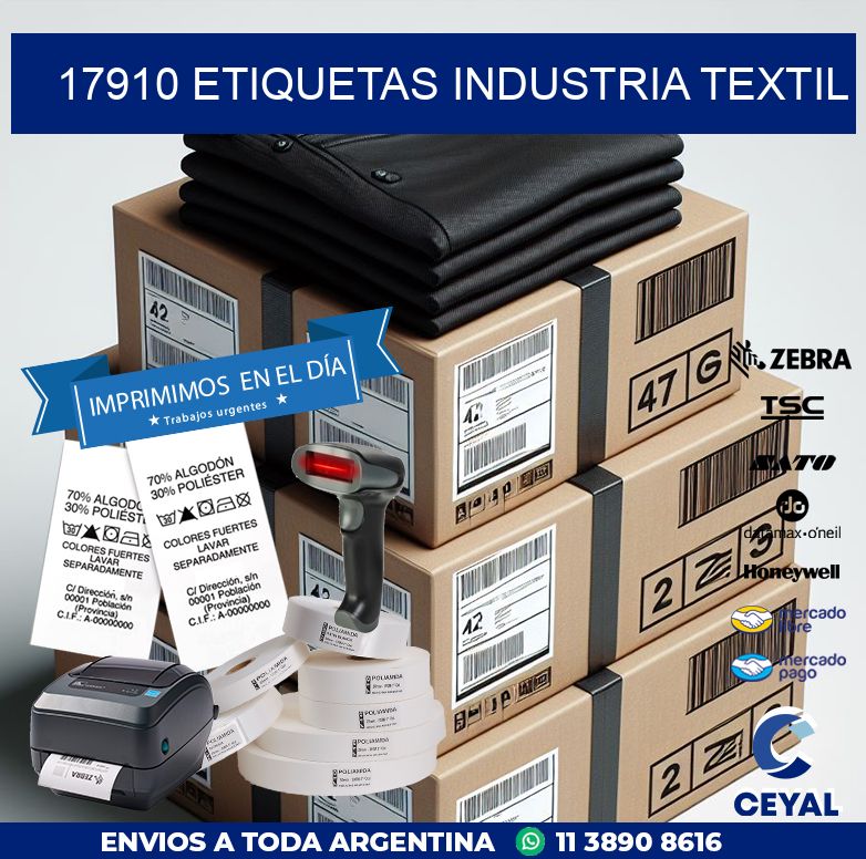 17910 ETIQUETAS INDUSTRIA TEXTIL