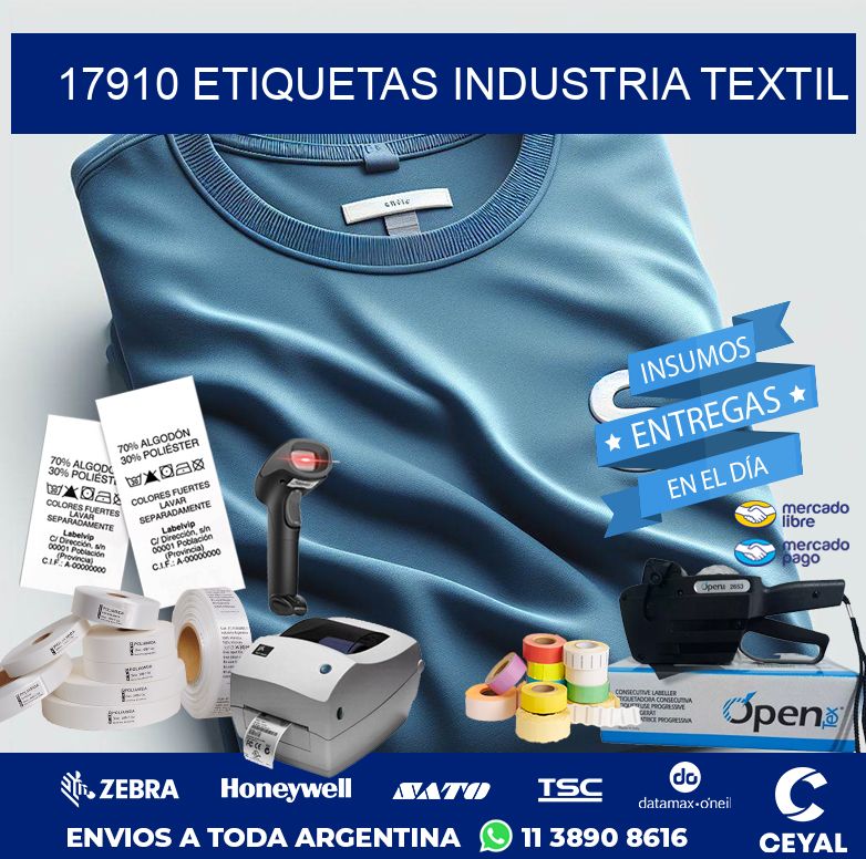 17910 ETIQUETAS INDUSTRIA TEXTIL