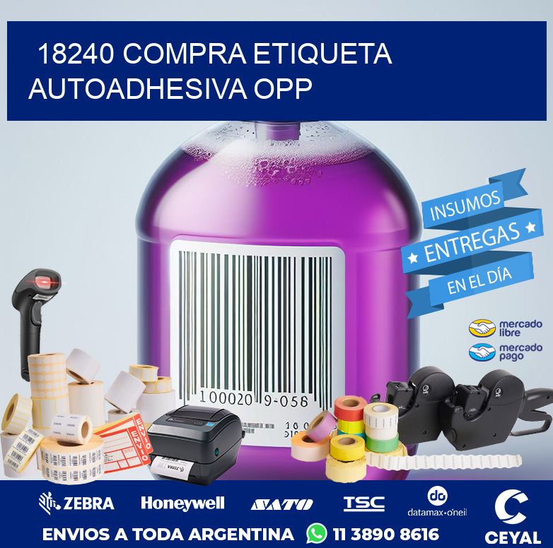 18240 COMPRA ETIQUETA AUTOADHESIVA OPP