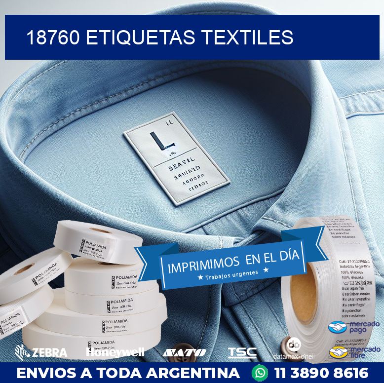18760 ETIQUETAS TEXTILES