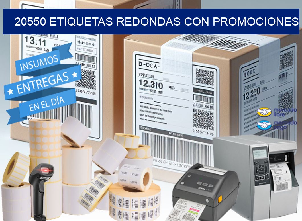 20550 ETIQUETAS REDONDAS CON PROMOCIONES