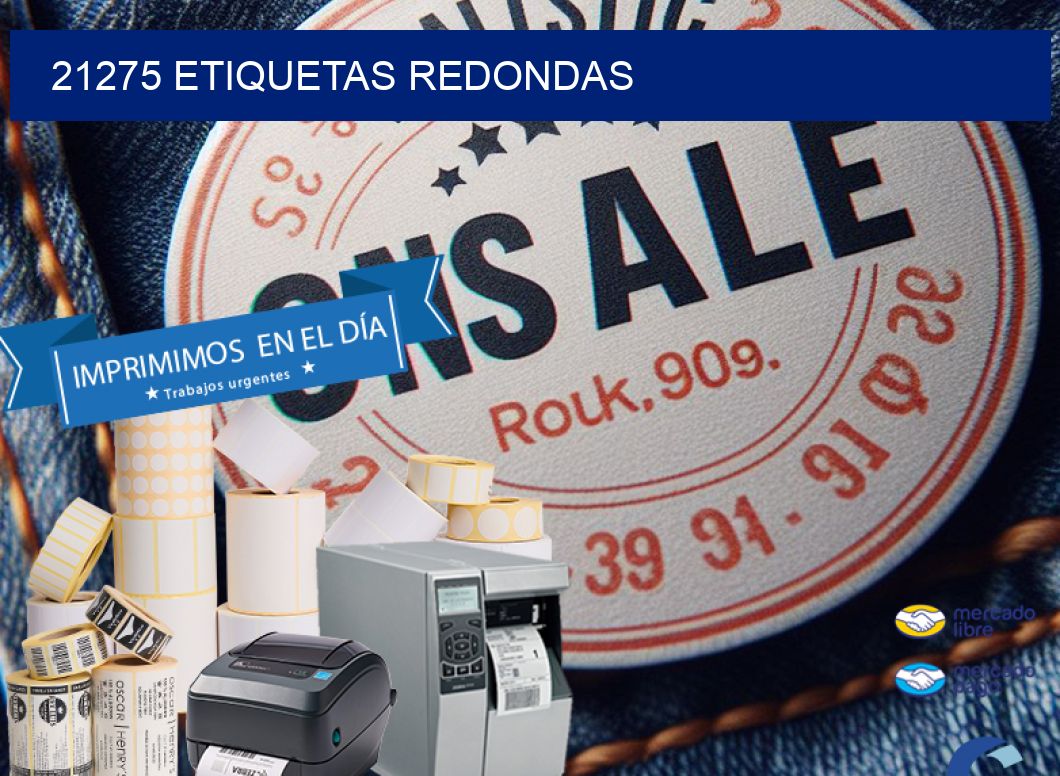 21275 ETIQUETAS REDONDAS