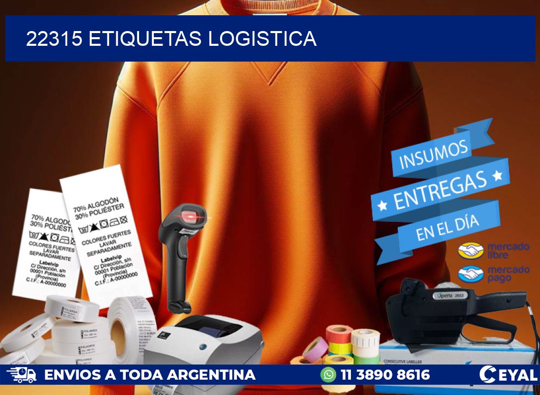 22315 etiquetas logistica
