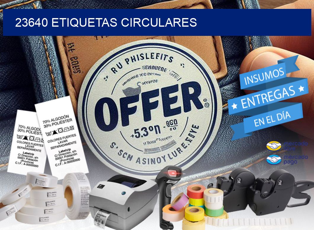 23640 ETIQUETAS CIRCULARES