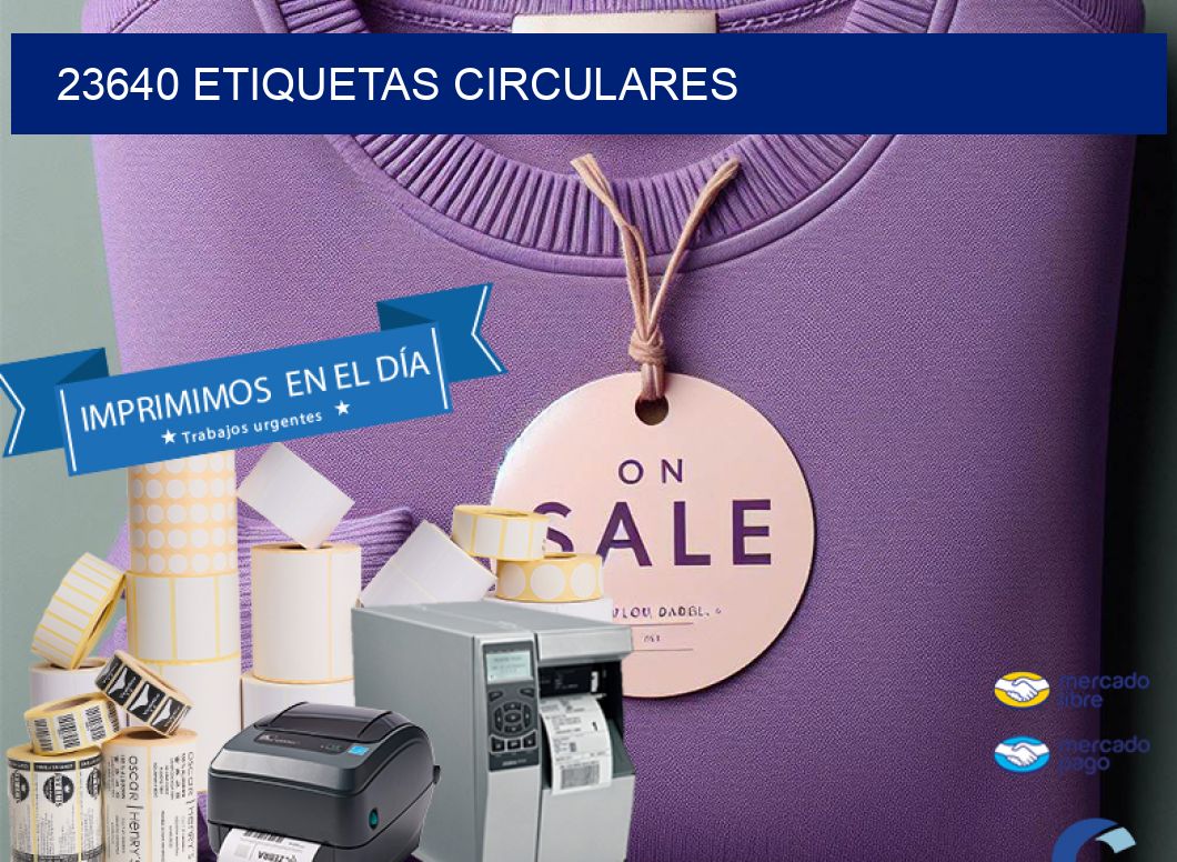 23640 ETIQUETAS CIRCULARES