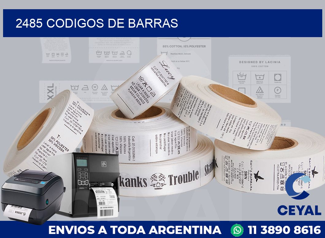 2485 codigos de barras