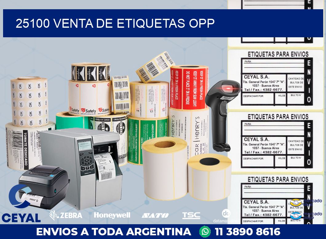 25100 VENTA DE ETIQUETAS OPP