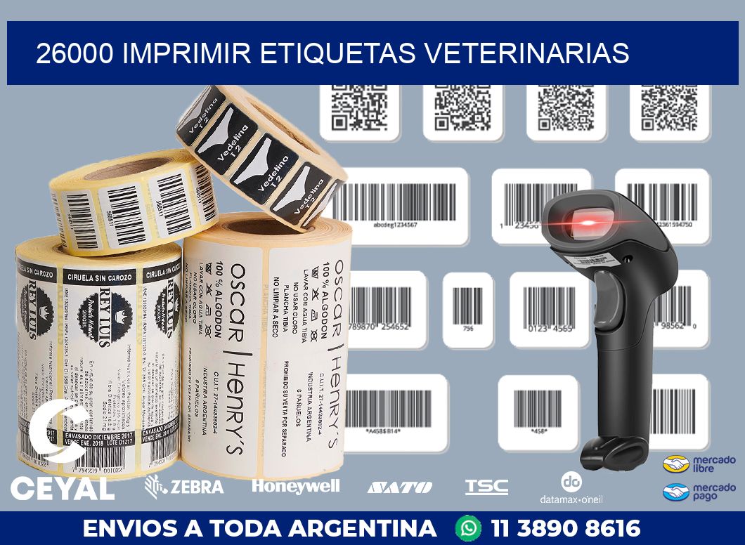 26000 IMPRIMIR ETIQUETAS VETERINARIAS