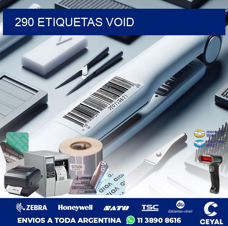290 ETIQUETAS VOID