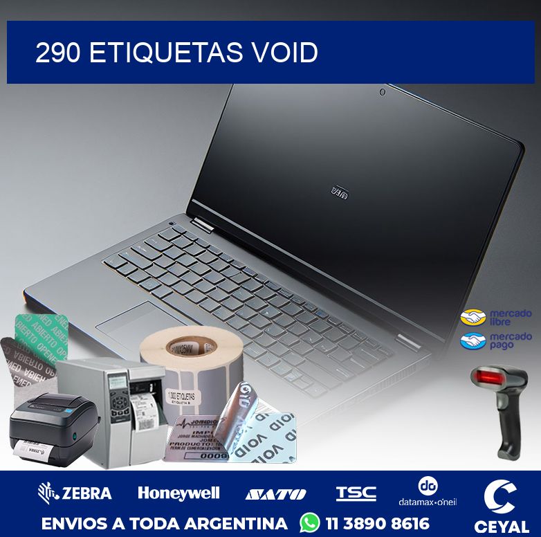 290 ETIQUETAS VOID