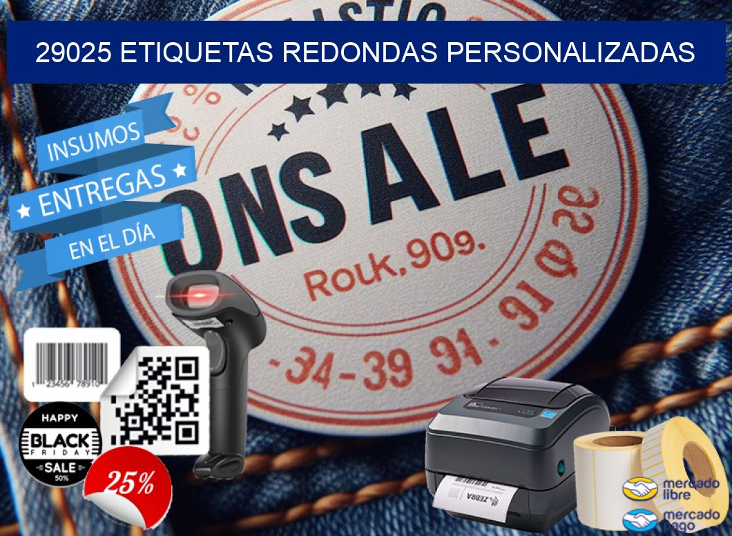 29025 ETIQUETAS REDONDAS PERSONALIZADAS