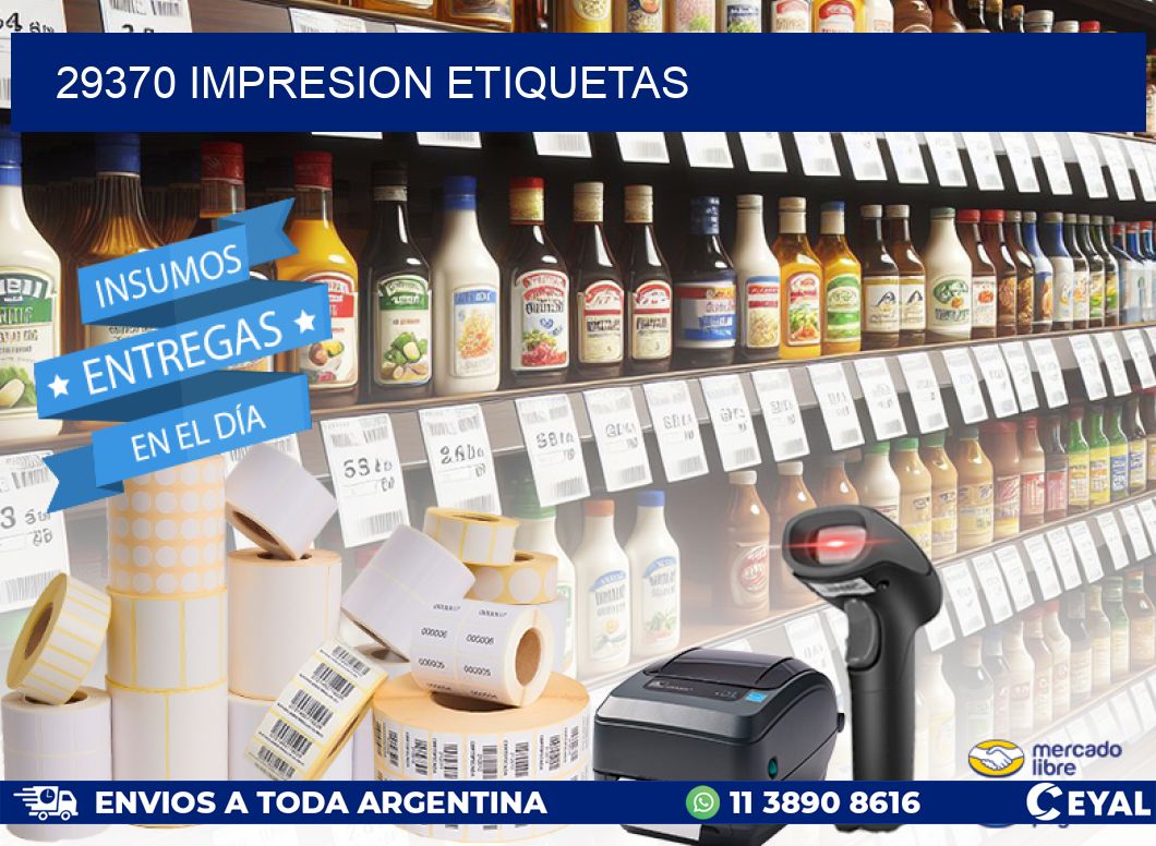 29370 IMPRESION ETIQUETAS