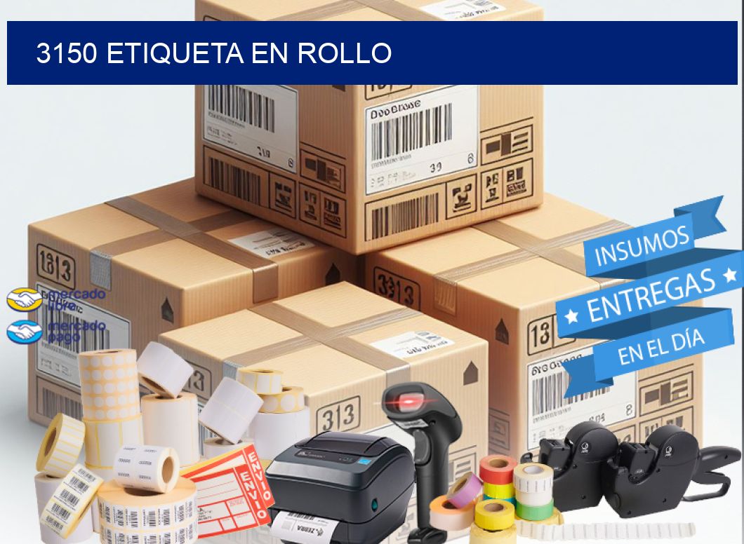 3150 Etiqueta en rollo