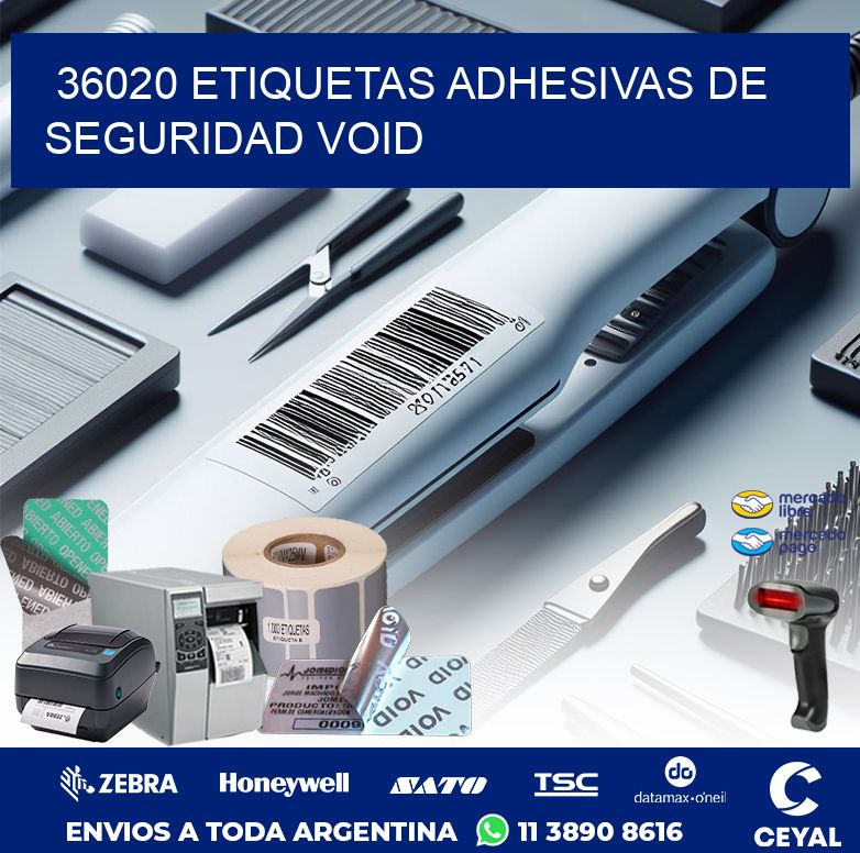 36020 ETIQUETAS ADHESIVAS DE SEGURIDAD VOID