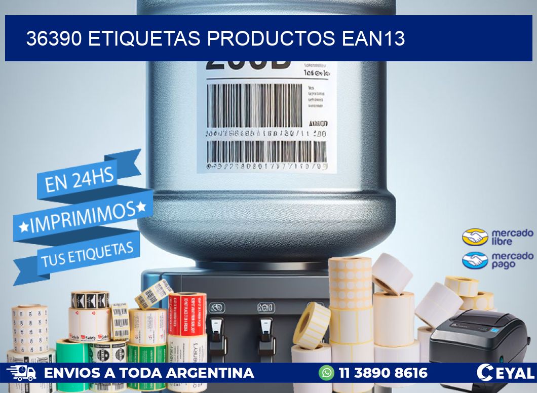 36390 etiquetas productos ean13