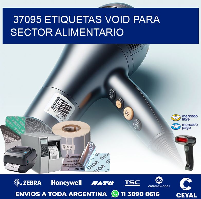 37095 ETIQUETAS VOID PARA SECTOR ALIMENTARIO