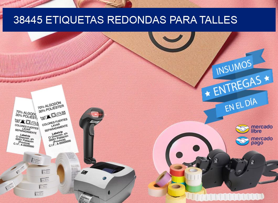 38445 ETIQUETAS REDONDAS PARA TALLES