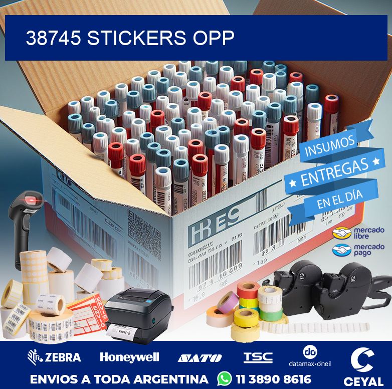 38745 STICKERS OPP
