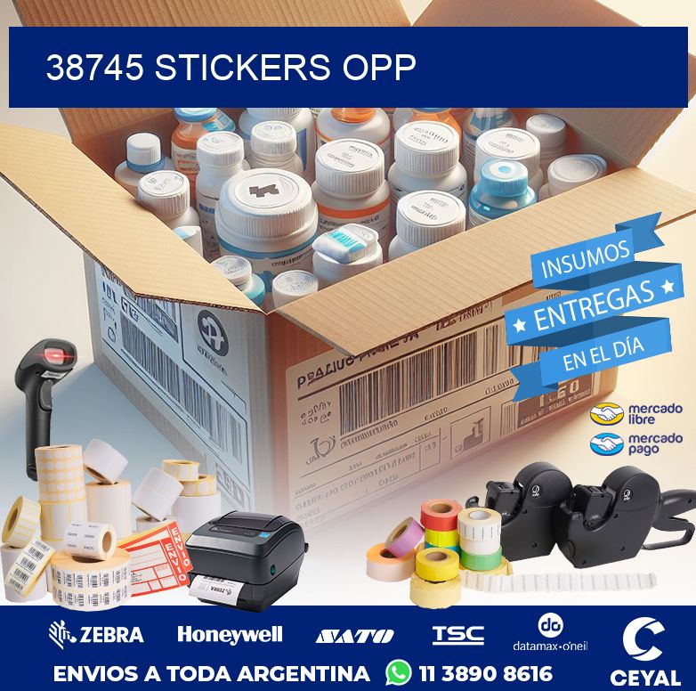 38745 STICKERS OPP