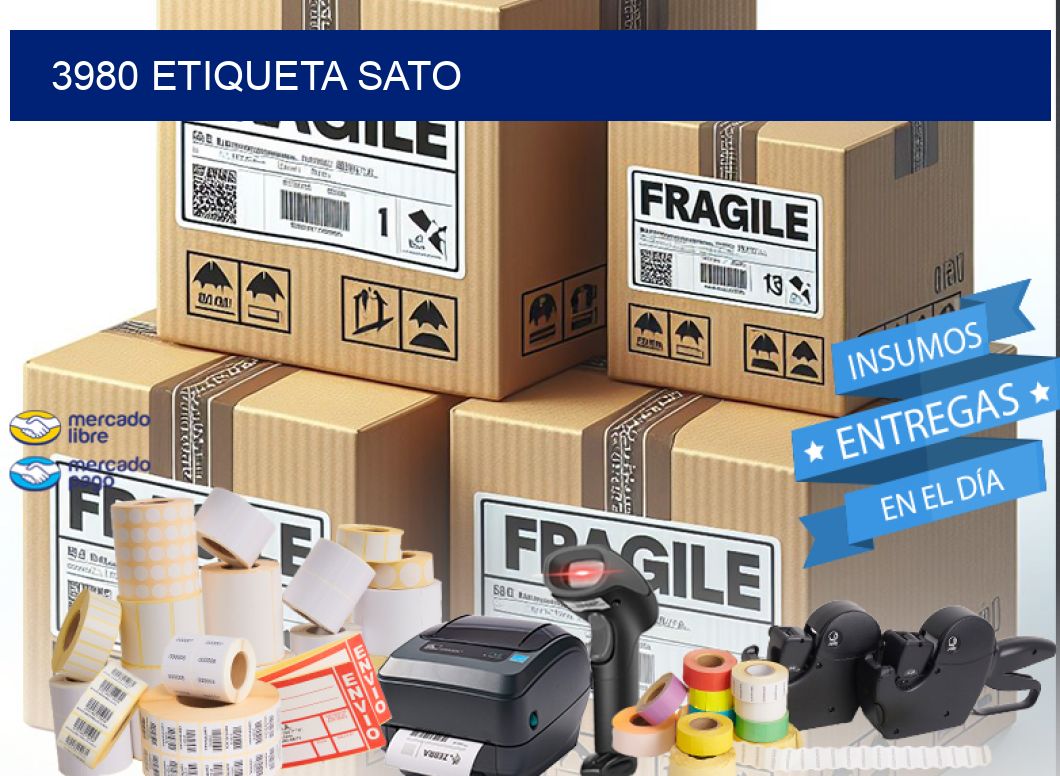 3980 etiqueta sato