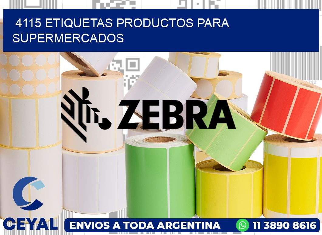 4115 Etiquetas productos para supermercados