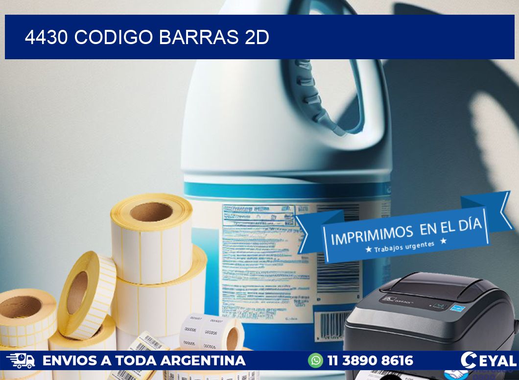 4430 CODIGO BARRAS 2D