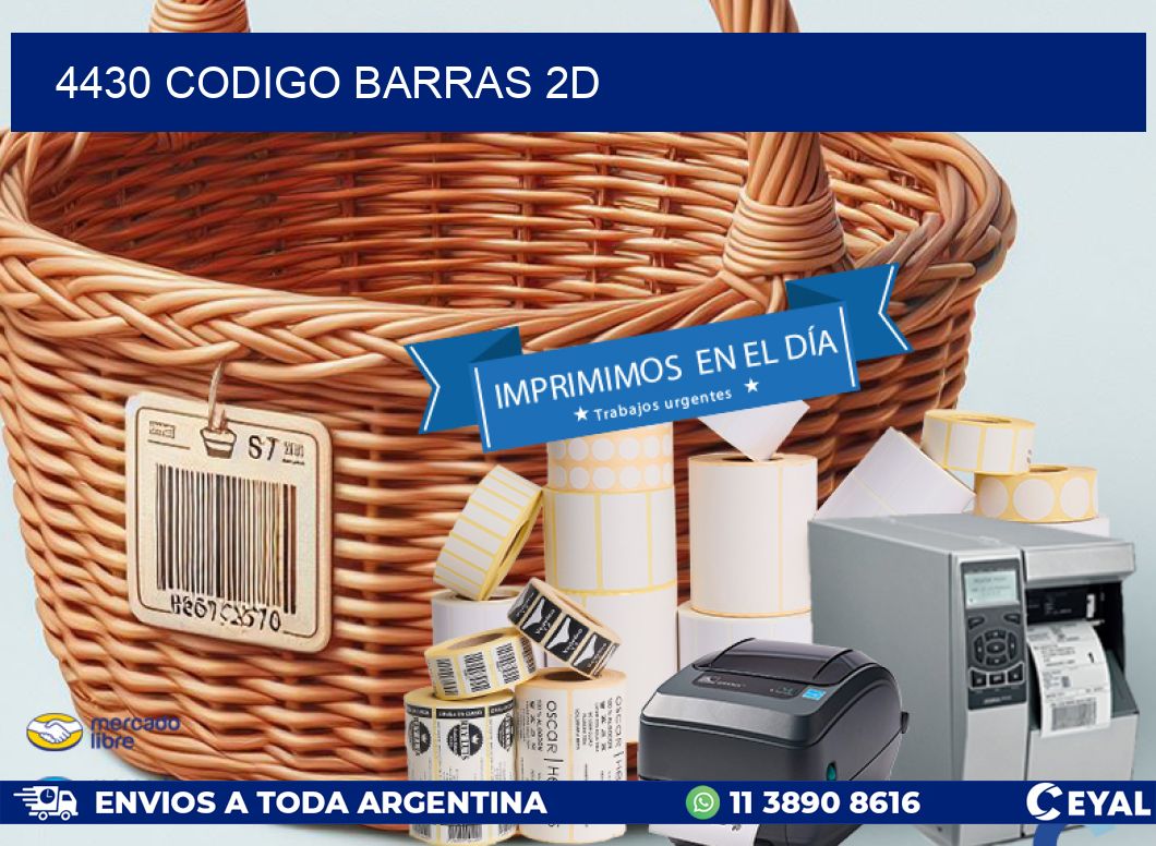 4430 CODIGO BARRAS 2D